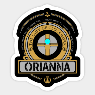 ORIANNA - LIMITED EDITION Sticker